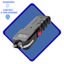 Lanterna de Choque Teaser portátil e recarregável