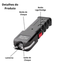 Lanterna de Choque Teaser portátil e recarregável