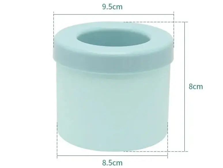 Bandeja Redonda de Silicone Para Cubo de Gelo