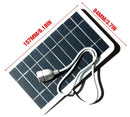 Painel solar portátil 5v 2w usb, Acampamento ao Ar Livre