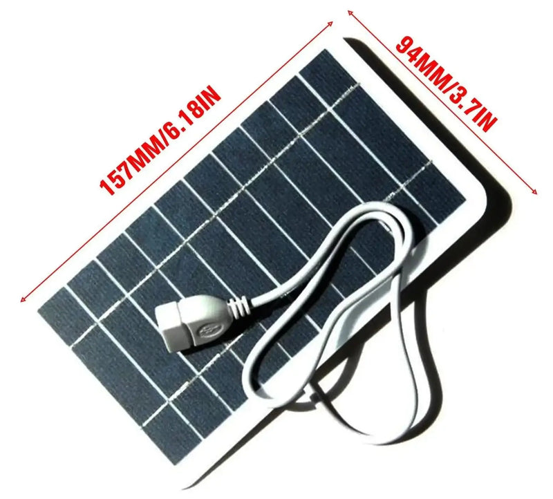 Painel solar portátil 5v 2w usb, Acampamento ao Ar Livre