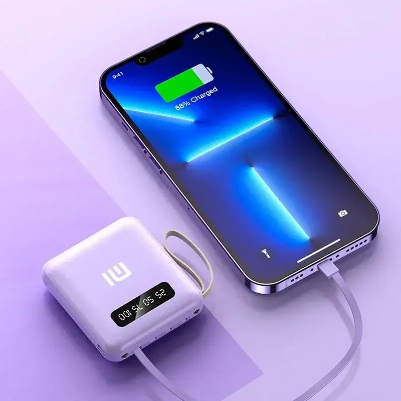Mini Power Bank Super 10000/20000mah/4 Cabos