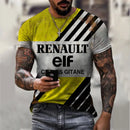 Camisa Masculina Vintage de Manga Curta