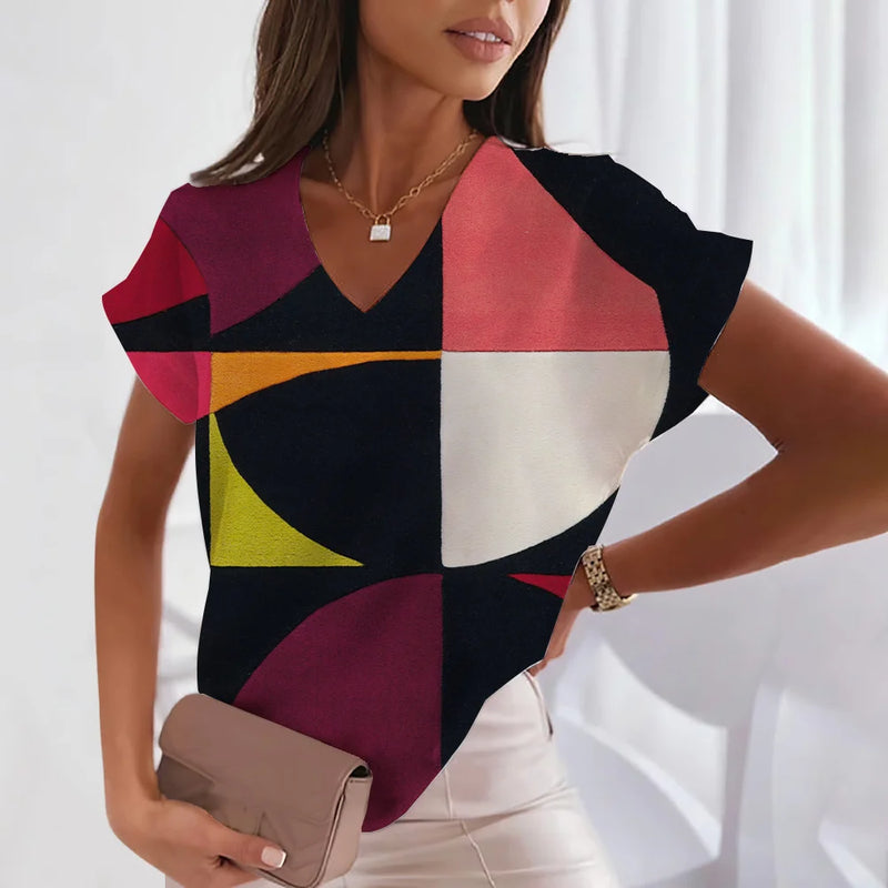 Blusa Feminina Vintage Vasual Moda V