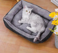 Cama Para Cão Gato Quadrada Acochoada