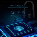 Cadeado de Impressão Digital Carregamento USB