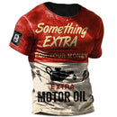 Camisa Masculina Vintage de Manga Curta