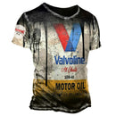 Camisa Masculina Vintage de Manga Curta