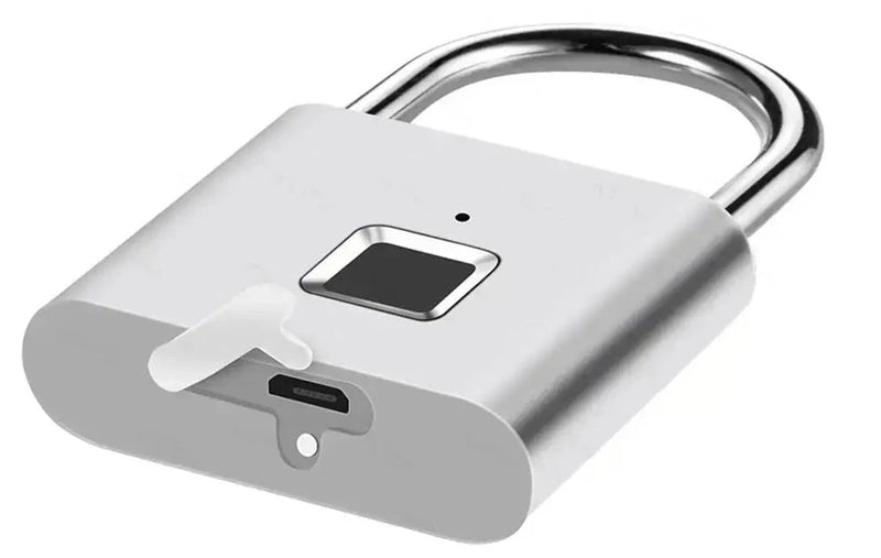 Cadeado de Impressão Digital Carregamento USB
