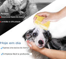 Escova de Shampoo Para Cães e Gatos de Estimação