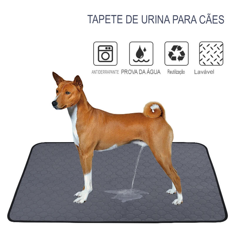 Tapete Para Xixi de Cachorro, Lavável e à Prova D'água