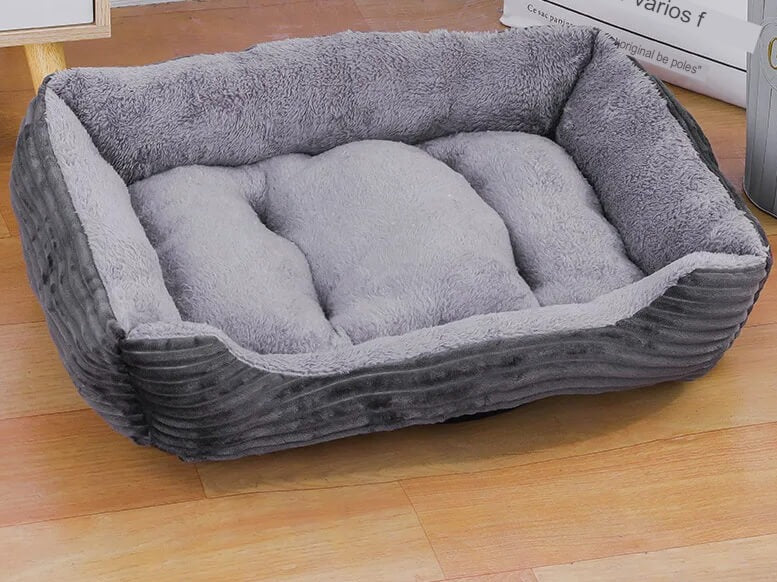 Cama Para Cão Gato Quadrada Acochoada