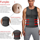 Colete Sauna Cinto Duplo Suor Abdômen Shapewear