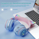 Fones de Ouvido RGB Linda Gata, Gradiente Sem Fio