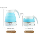 Chaleira Portátil Elétrica e Dobrável Para Viagem, 600ml