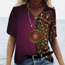 Blusa Feminina Vintage Vasual Moda V