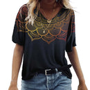 Blusa Feminina Vintage Vasual Moda V