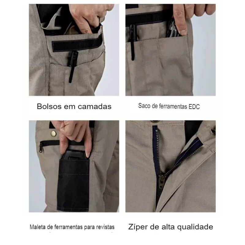 Calça Tática Masculina, Resistente ao Desgaste
