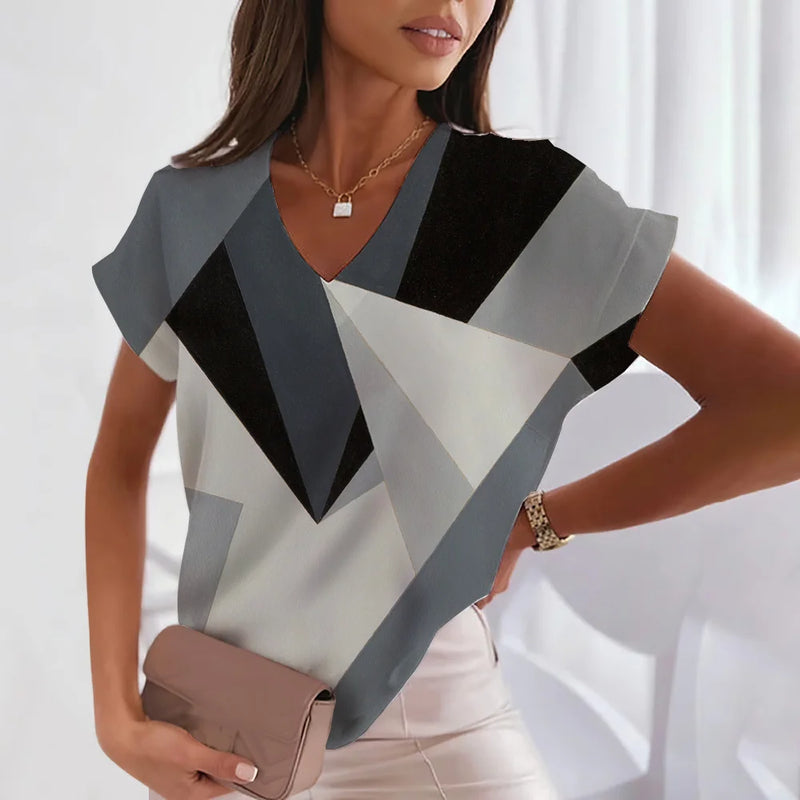 Blusa Feminina Vintage Vasual Moda V