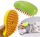 Escova de Vapor Para Cães & Gatos com Spray Elétrico