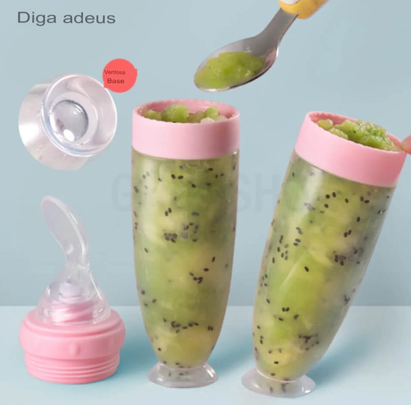 Garrafa de Alimentação da Criança. Silicone 90ml